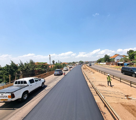 Asphalt Works on Kampala Northern Bypass